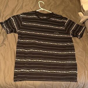 Billabong Black Patterned Men's Tee Shirt